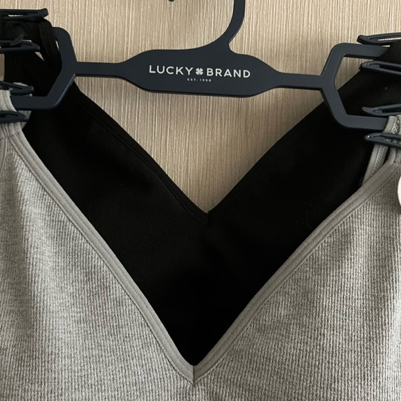 Lucky Brand 2pc Seamless Comfort Pull on Bra Set w/Double Straps Removable Pads - Picture 3 of 9